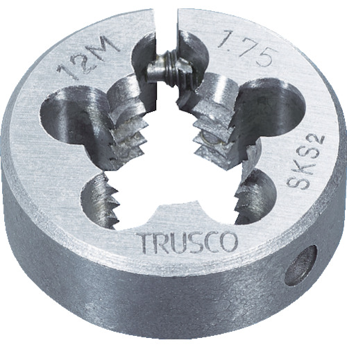 トラスコ TRUSCO  丸ダイス 細目 125径 M72X2.0（SKS） T125D-72X2.0 396-1228