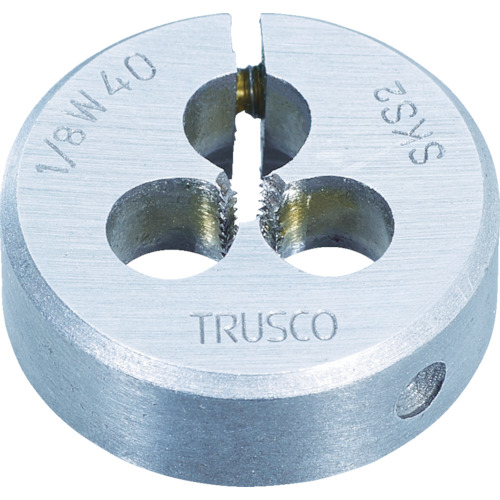 トラスコ TRUSCO 丸ダイス SKS ウィット 38径 1／2W12 T38D-1/2W12 854-9490