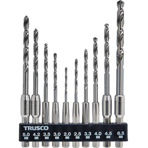 トラスコ TRUSCO 六角軸鉄工ドリル 10本組 T6SDN-10AS 562-4133 (商品コード：192455)