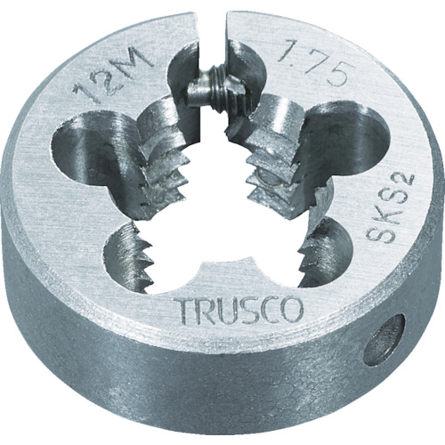 トラスコ TRUSCO 丸ダイス 並目 75径 M33X3.5（SKS） T75D-33X3.5 256-2396