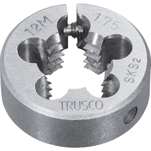 トラスコ TRUSCO 丸ダイス 並目 75径 M42X4.5（SKS） T75D-42X4.5 262-7782