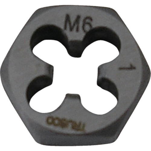 トラスコ TRUSCO 六角サラエナットダイス 並目 M6X1.0 TD6-6X1.0 328-7696 (商品コード：192990)