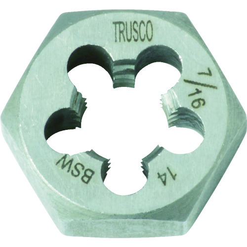 トラスコ TRUSCO 六角サラエナットダイス W7／16-14 TD6-7/16W14 432-9252 (商品コード：192993)