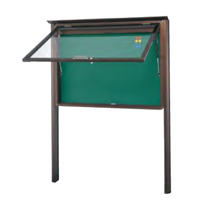 SAシリーズ 開閉自立式屋外 W1530×H1230 SA45-B ブロンズ板面：ホーローグリーン (商品コード：140884)