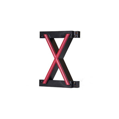 ABCブライト ネオン管風LEDサイン 「X」 (商品コード：035200)