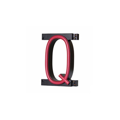 ABCブライト ネオン管風LEDサイン 「Q」 (商品コード：035207)