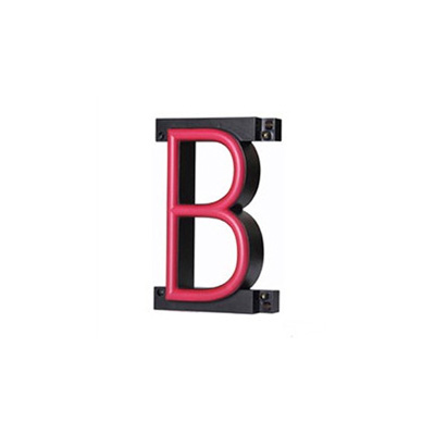 ABCブライト ネオン管風LEDサイン 「B」 (商品コード：035222)