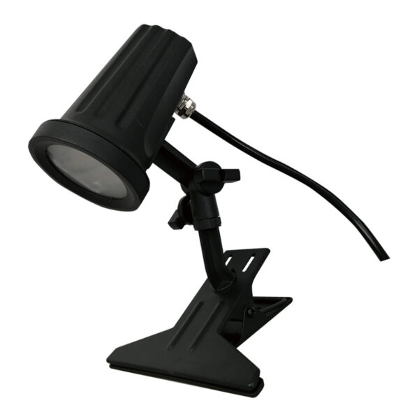 防雨型LEDクリップライト ビュークリップランプ ブラック 電球色 VCL-B2700 (商品コード：075694)