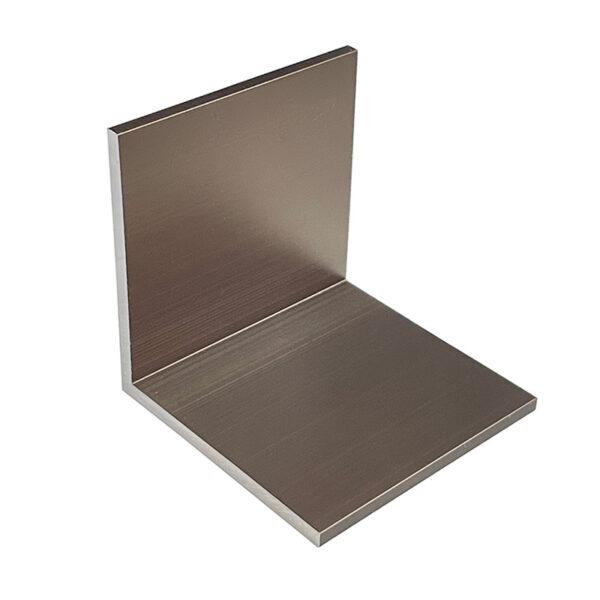 アルミアングルピース 穴なし t3×50×50×50 ブロンズ (商品コード：112968)