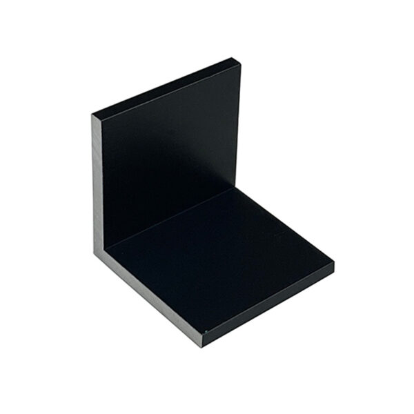 アルミアングルピース 穴なし t3×30×30×30 ブラック (商品コード：112969)
