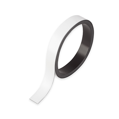 マグネットラベル(ロールタイプ) 白 0.6mm厚×21×5000mm MNAME-M-5M 1巻