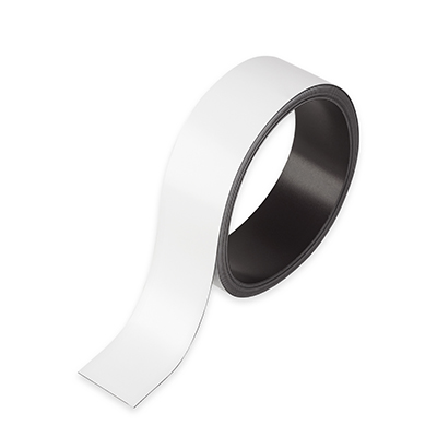 マグネットラベル(ロールタイプ) 白 0.6mm厚×38×5000mm MNAME-2L-5M 1巻